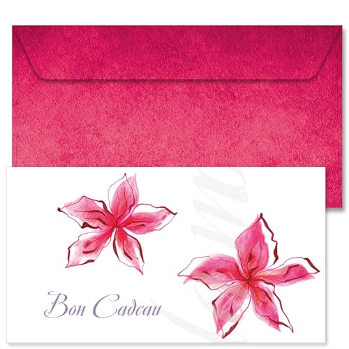 Bons cadeaux à remplir imprimés pour magasin de mode avec enveloppe POS BON 100 pcs