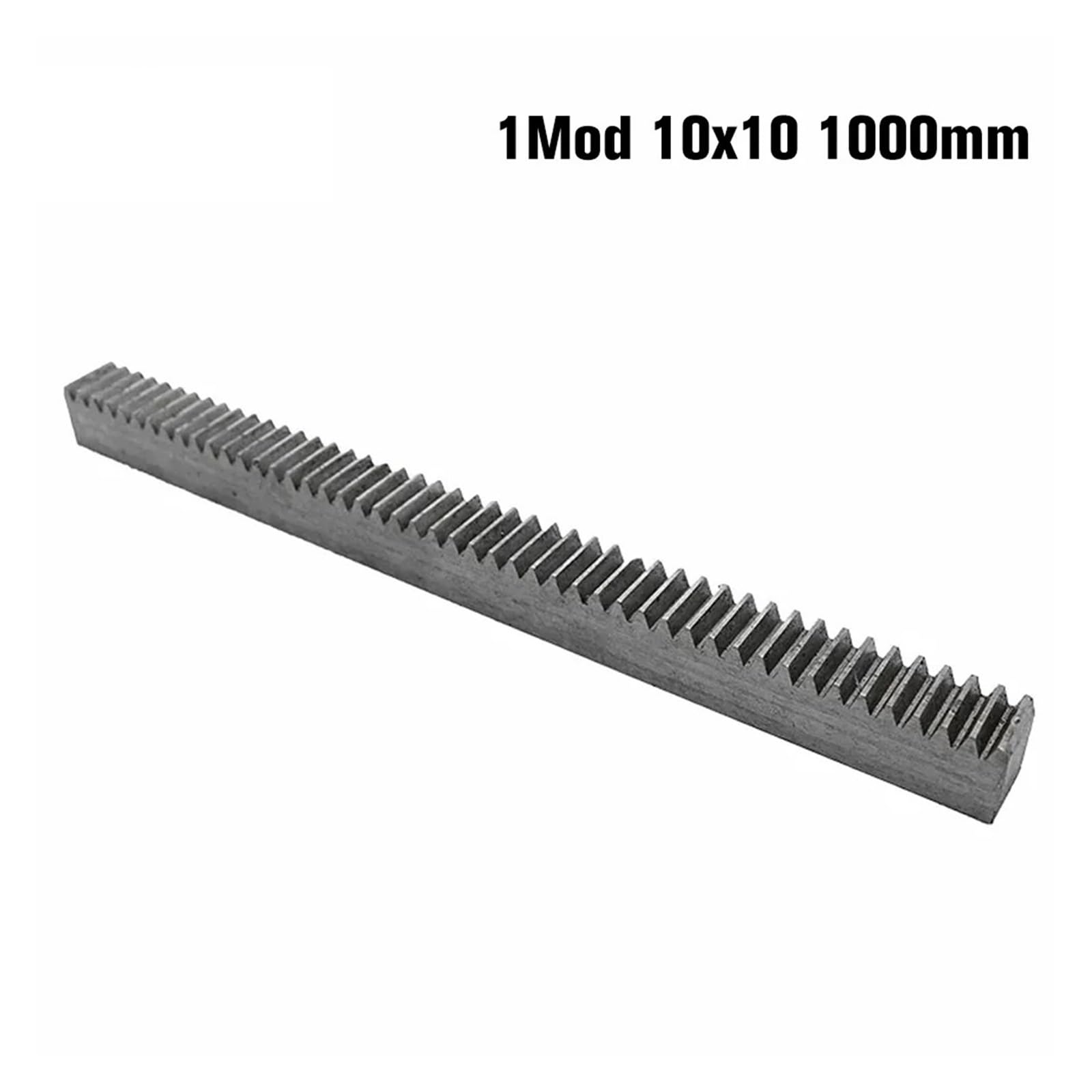 Spur Rack Steel High Precision 1pcs 1Mod 10x10 Long 1000mm Precision Transmission Spur Gear Rack Width10mm Height 10mm for Engraver