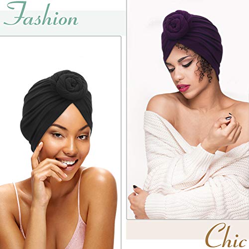 Image of SATINIOR 6 Pcs Turbans for Women