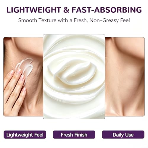 Image of Magic Collagen Fullerene Neck Cream, Advanced Neck Cream with Roller, Moisturizing Anti-Wrinkle Treatment for Sagging Neck, Five Rollers Boost Absorption, Reduce Crepey Skin and Double Chin(1 PCS)