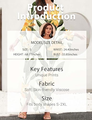 Image of MAKABO Kaftan Dresses for Women, V Neck Moo Moos Colorful Print Cover Ups Caftan Beach Dresses for Swimwear