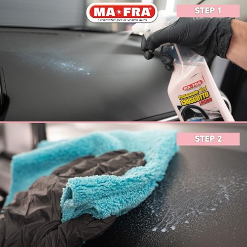 Mafra H0802, Traitement de Tableau de Bord Poli 3en1, Renouvelle les Couleurs et Empêche une Usure Précoce des Plastiques Internes et Externes de la Voiture, au Parfum Océan – vue 5