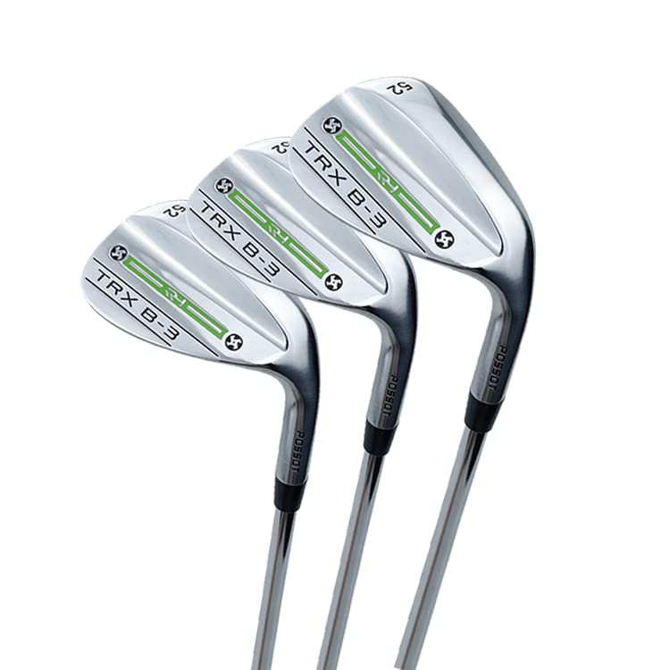 POSSOT 3 PCS Wedge Set or Individual Golf Wedges Available in 52 Gap Wedge 56 Sand Wedge and 60 Lob Wedge for Man and Woman Right Hand with Rubber Grip