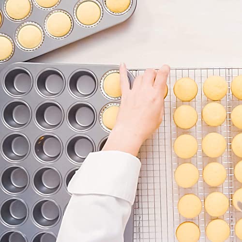 Lotfancy 500Pc White Mini Cupcake Liners, Small Muffin Liners, Greaseproof Paper Baking Cups, Cupcake Wrappers For Birthday, Holidays, No Smell, Bottom 1.25 Inch Width #TOP3