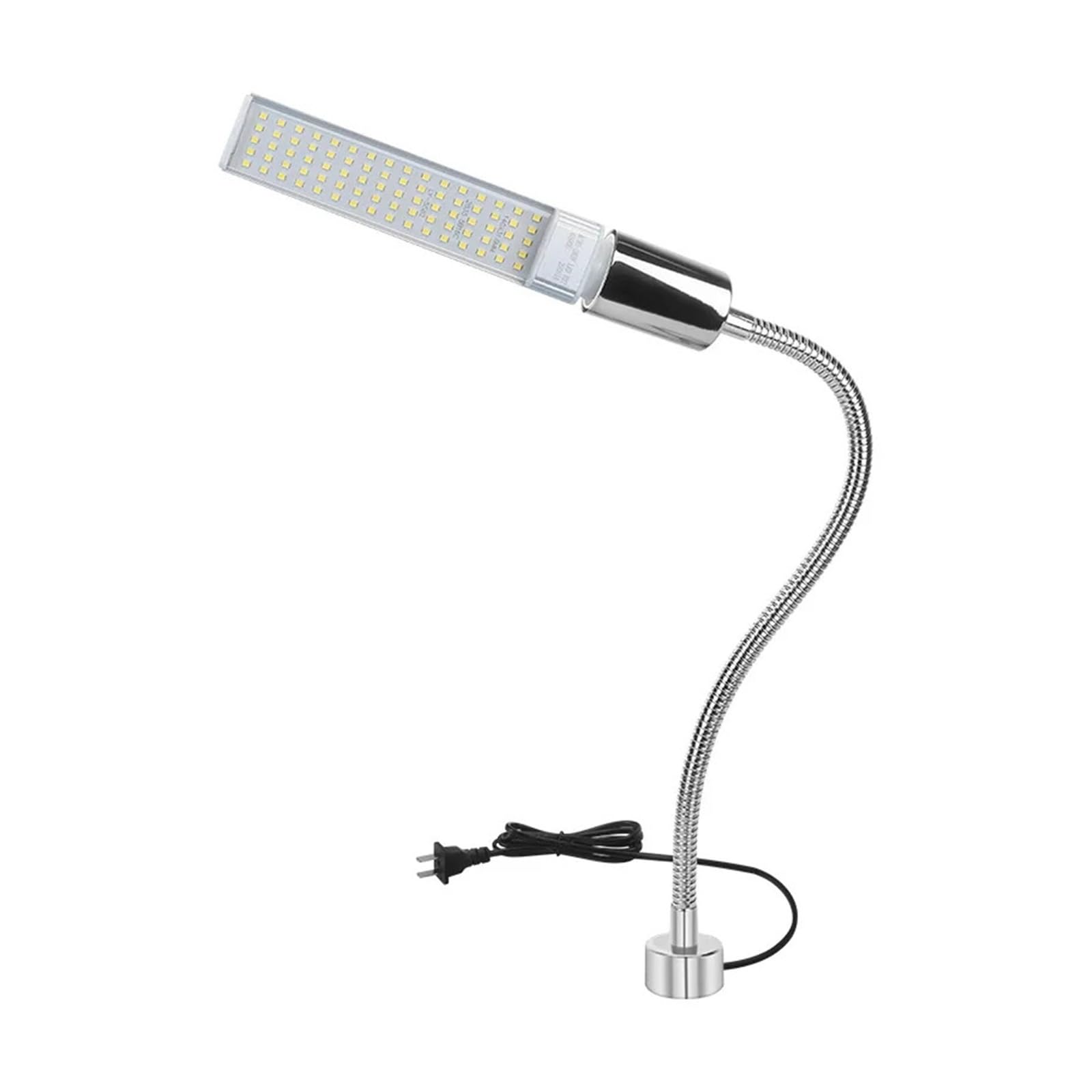 Tokarka, światło robocze LED, narzędzie robocze, oświetlenie CNC, oświetlenie warsztatowe, lampa kukurydza do wyposażenia przemysłowego, 110-220 V (stała podstawa 10 W, US)
