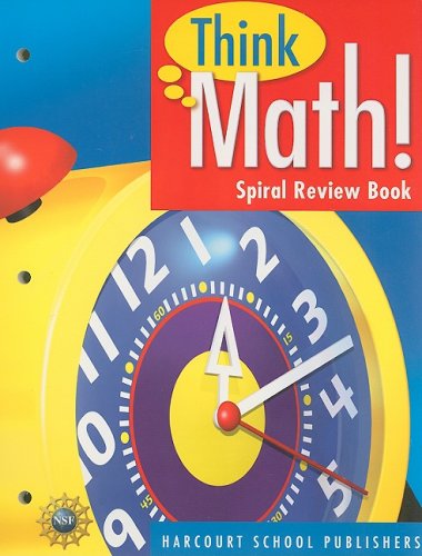 Think Math!, Grade 2 Spiral Review Book: Harcourt School Publishers ...