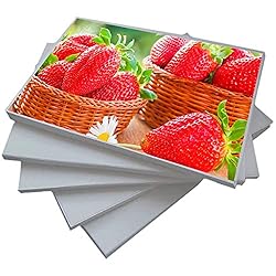 Papel Fotográfico Glossy A4 135g Branco Brilhante