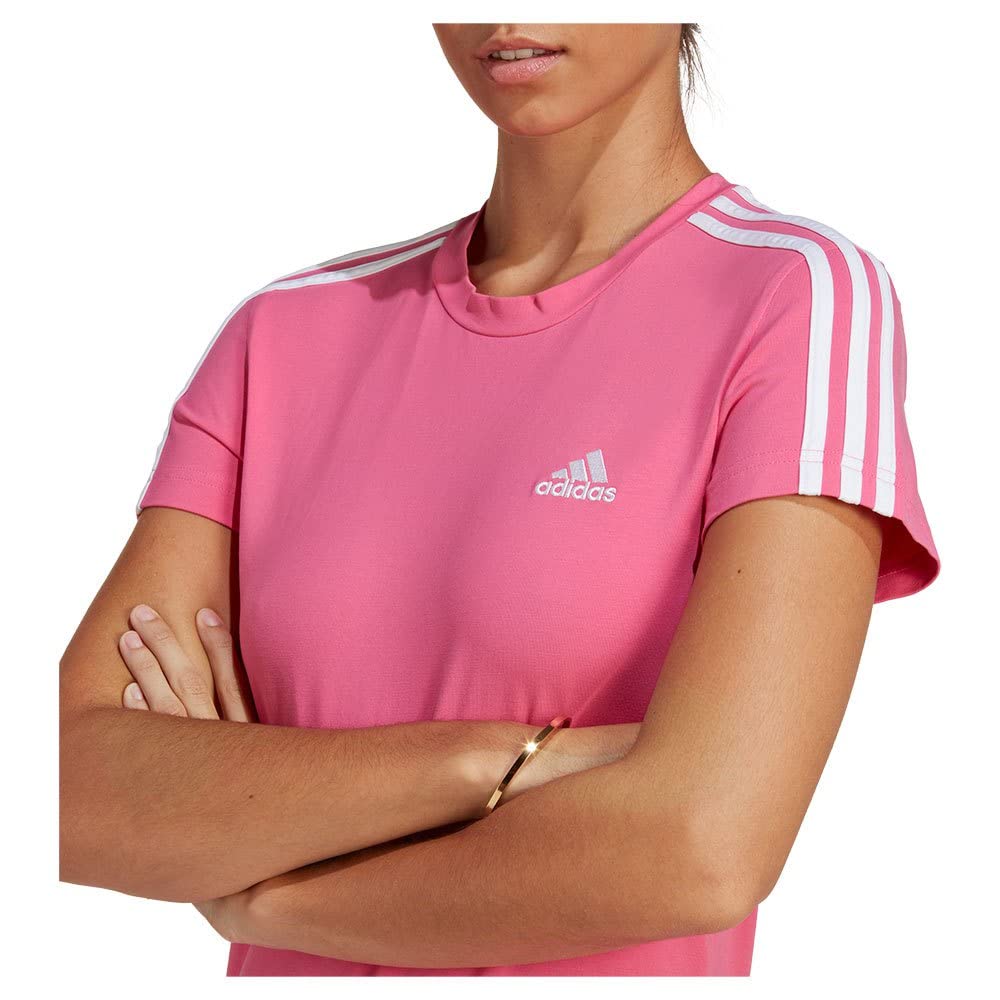 adidas Women Abito Essentials 3-Stripes Single Jersey Fitted Tee