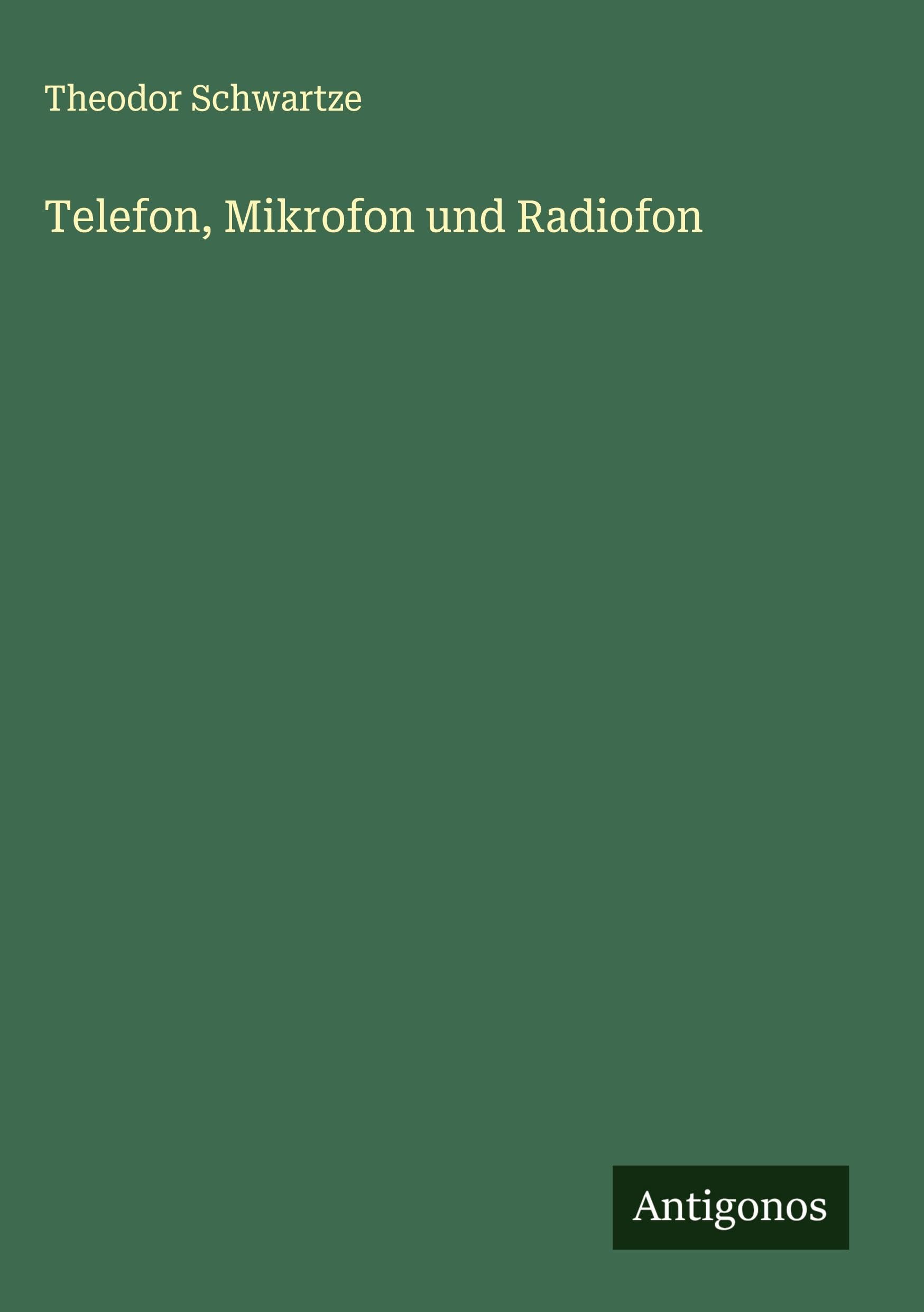 Telefon, Mikrofon und Radiofon