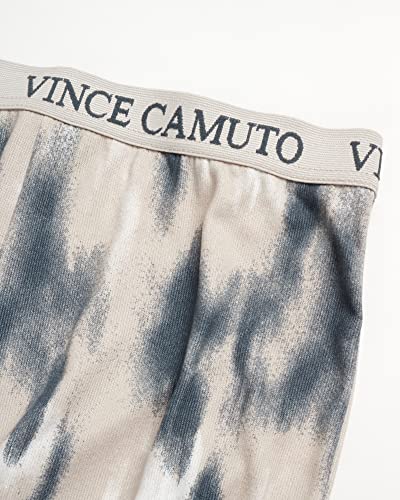 Vince Camuto Women's Pajama Set - Hacci Knit Long Sleeve Top And Sleepwear Joggers (S-Xl), Size Large, Acrylic Streaks #TOP2