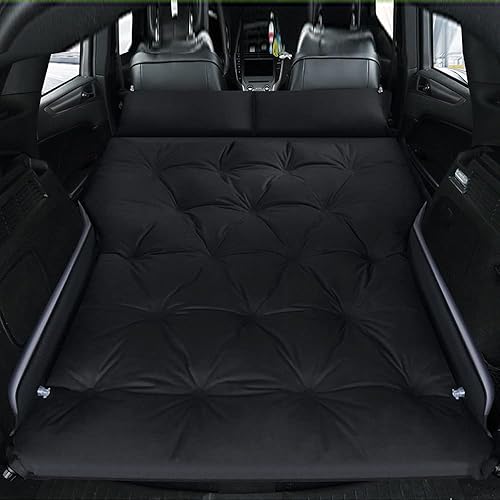 Miniatura 7 de Colchón de aire autoinflable para automóvil, tapete de dormir autoinflable para acampar con almohada integrada, cama de automóvil, cama de dormir