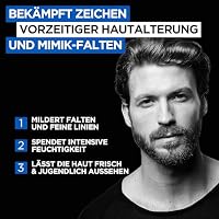 L'Oréal Men Expert Gesichtspflege gegen Falten für Männer, Anti-Aging Feuchtigkeitscreme gegen Hautalterung und Augenringe, Gesichtscreme für Herren mit Vitamin E, Falten Stop, 1 x 50 ml – Ansicht 2