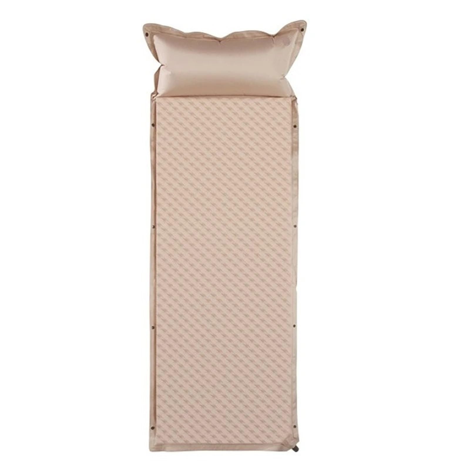 Mata kempingowa do spania Zewnętrzny materac samopompujący Camping nadmuchiwana karimata łączona ultralekka mata powietrzna podróżna piknik(Beige)