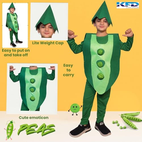 Image of Kaku Fancy Dresses Fruit and Vegetable Costume Paper Cutout with Cap For Kids | Healthy Food Costume For Boys & Girls (Tracksuit Not Included)