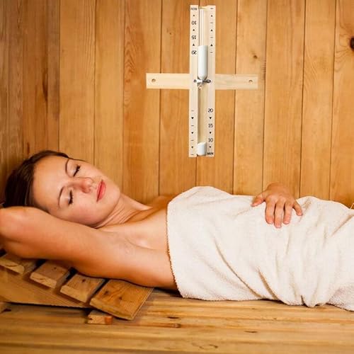 Suliao Sauna 20 Minute Hourglass Sand Timer,Rotating Sand Clock 20 Min,Wooden White Sand Watch,Reloj De Arena,Hear Resistant Wood Hour Glass Sandglass For Sauna &Spa Room thumb #3