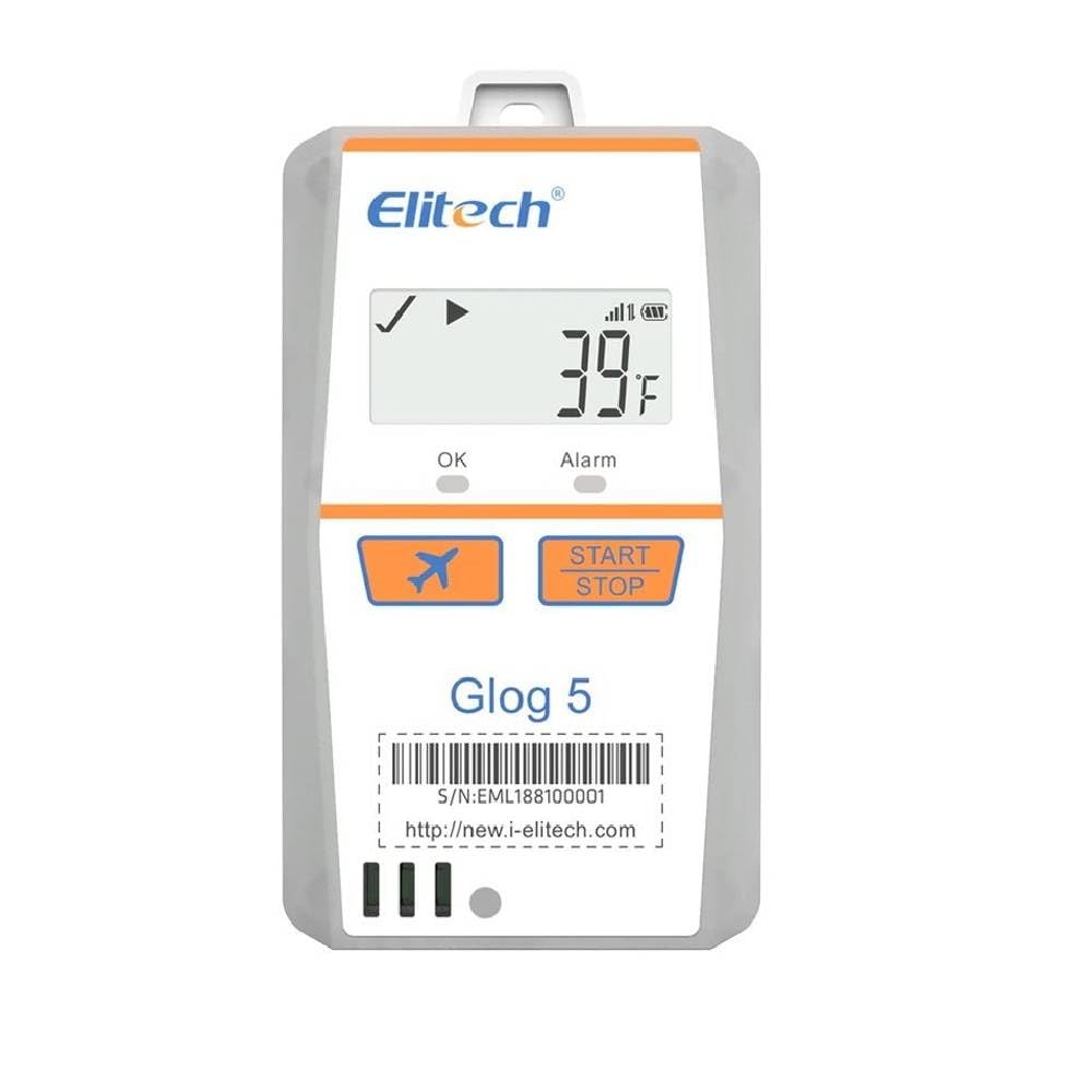 Same-Day Dispatch Advanced IoT Based Single Use Data Logger, With Internal Temperature, Shock Detection, Location Sensing via GPS/LBS, Ambient Light Sensor | Model: Elitech Glog5T-picture-12