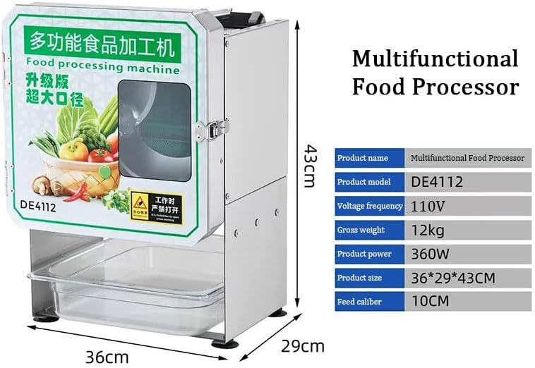 Multifunctional Vegetable Cutter Fully Automatic Commercial Canteen Cutting Coriander Chives Scallions Peppers