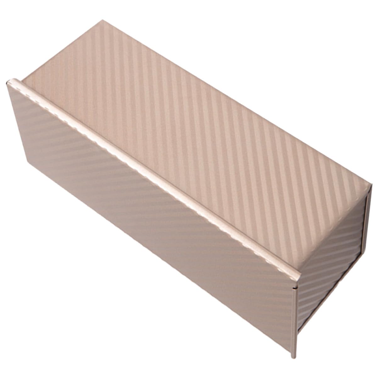 Molde para Pan de Acero al Carbono con Tapa Molde Corrugado para Tostadas para Hornear Pan Casero