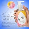 Ignite Lubrificante intimo sessuale a base di acqua - Gel lubrificante a lunga durata - privo di fragranze senza parabeni pH bilanciato - vegano - per rapporti intimi - formato convenienza 250ml