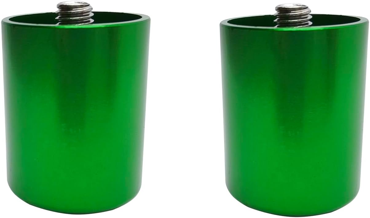 Motorcycle Handlebar Bar End Cap Weight Slider CNC Aluminum Handle Bar Plug Replacement for Kawasaki Ninja 250 300 400 500 650 650R 1000 Z400 Z500 Z900 Z1000 ZX4R ZX10R ZX14 ZX14R(Green)