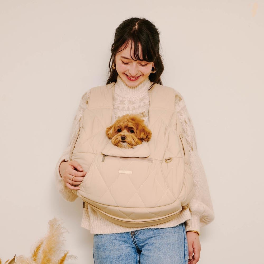 monchéri モンシェリ [キルティングメッシュ付きフロントリュック] 犬