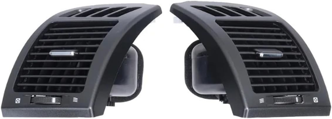 Automotive Air Conditioning Vents Fit for Toyota Fit for Camry 2000-2003 A/C Grille Vents Air Conditioner Outlet Car Front Dashboard Center Nice-Looking(Left Right Black)