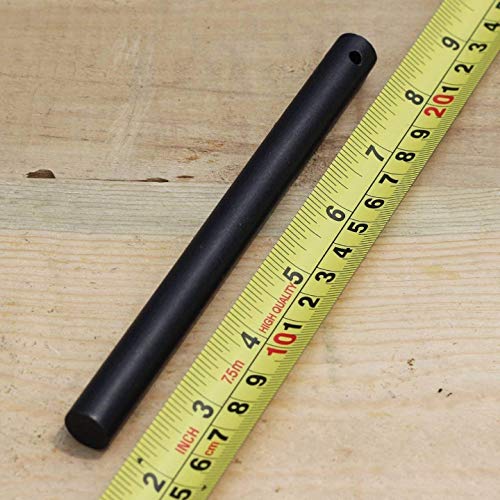 bayite 1/2 x 6 Inch Survival Drilled Flint Steel Fire Starter Ferrocerium Rod Kit with Striker-Pro Striker Paracord Landyard Handle Large - Thumbnail 4
