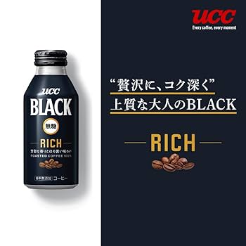 ブラック微糖様　ご購入用ページ Amazon.co.jp: ブラック無糖UCC BLACK無糖 RICH R缶 375g×24本