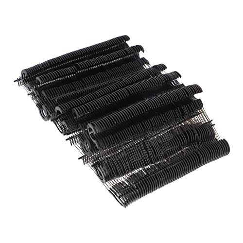 NAMOARLY 5000pcs Hanging Tag Cord Sign Holders Tag Hook Lock Buckle Tagging Fasteners Sign Holder Stand Label Tagging Tag Fasten Rope Labels Tag Loop Lock Pp Black