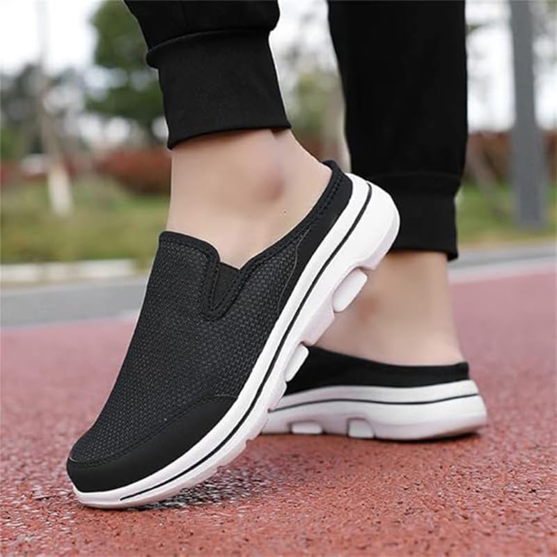Slip On Mules for Mens Comfort Walking Shoes,Comfortable Casual Indoor Outdoor Slippers,House Shoes Outdoor Slippers2