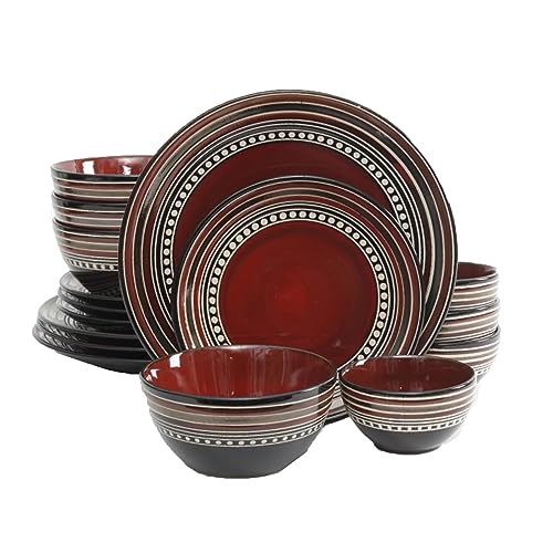 Gibson Elite Cafe Versailles 16 Piece Double Bowl...