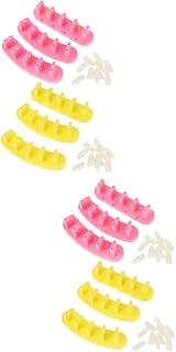 FOMIYES 4 Caixas Suporte De Prática De Unhas Risers De Exibição De Acrílico Suportes De Acrílico Para Exibição De Unhas Suporte De Manicure Prática Rack De Exibição De Prática De Unhas