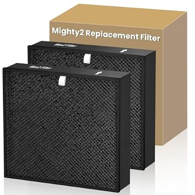 Mighty2 Replacement Filter Compatible with COWAY Airmega Mighty2 Air Purifier (2 - Pack - Black)