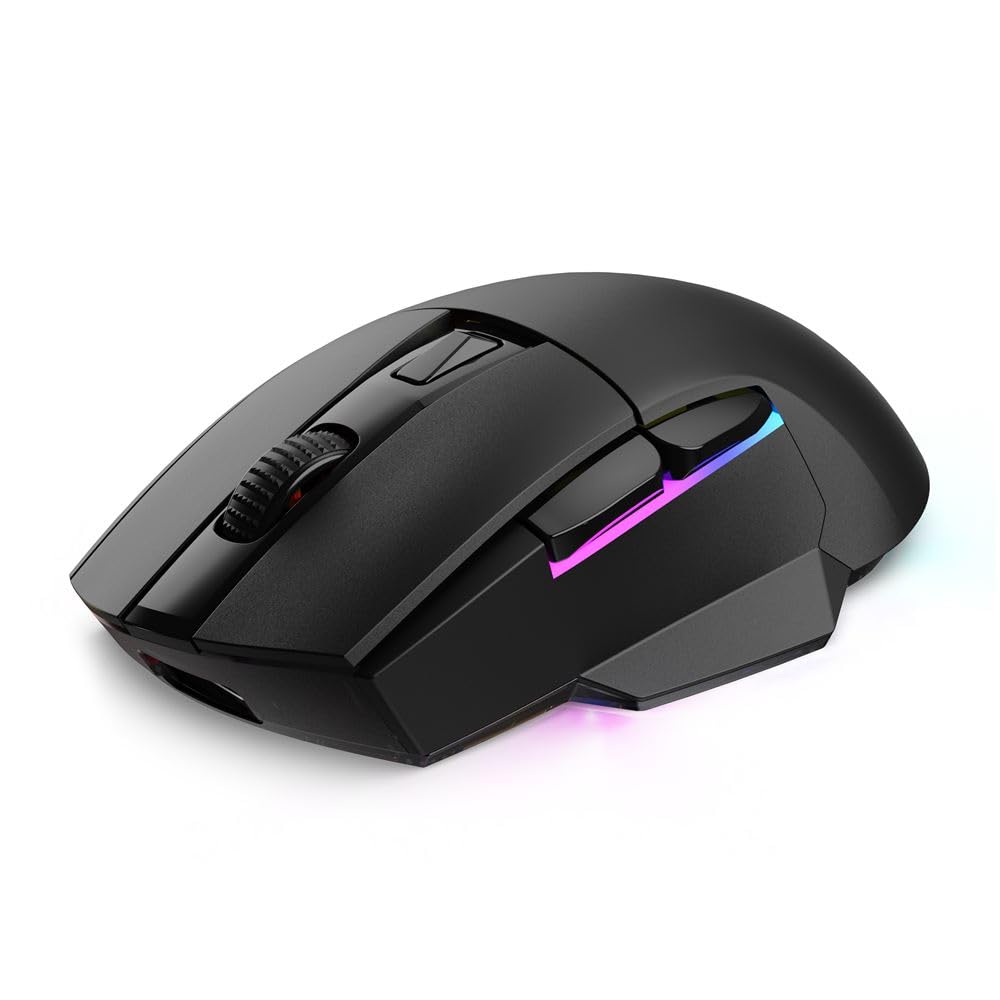 Sharkoon SKILLER SGM50W, Souris Gaming, Bi-Mode, 6.400 DPI, Eclairage RVB, PBT Touches principales