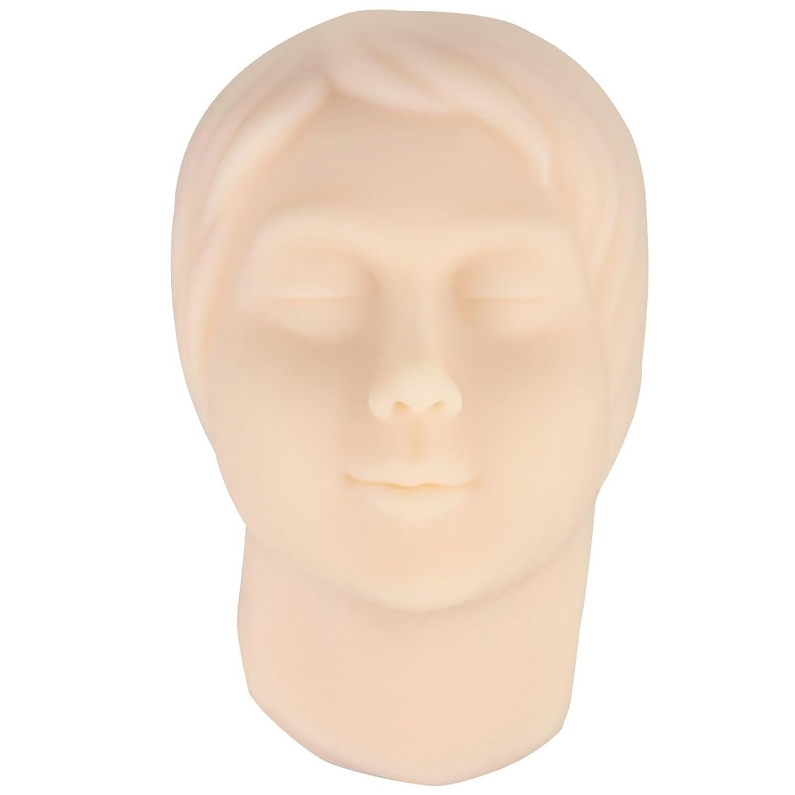 Human face Skeleton Facial Skin Practice Model, Injection Training Model face Model, Micro Plastic Surgery Teaching Head Model, Medical Students, Beauticians, Internship Training(Female)