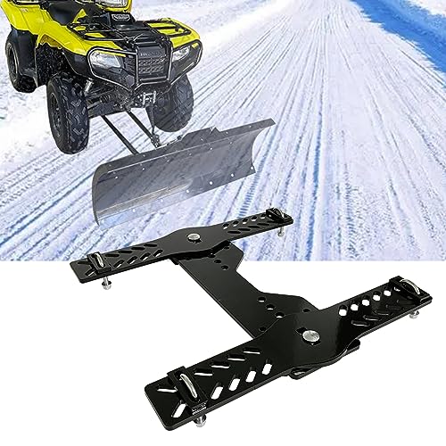 SUONE Universal ATV Plow Mount with Black Powder Coating Rust Prevention Used to Connect plows 10574510-5745 OEM Complete Installation Accessories