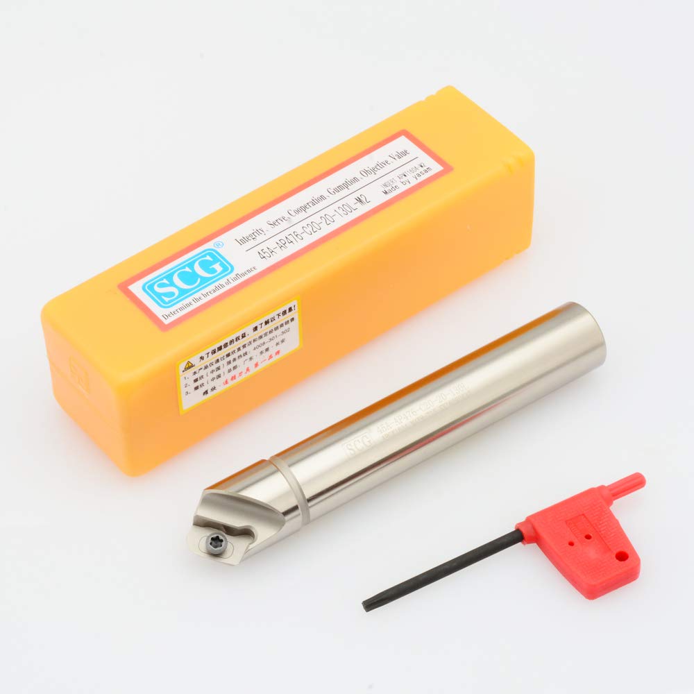 45B-ssk-C20-130L 45 Degree Chamfer milling Cutter Arbor for Used APMT1604 Inserts