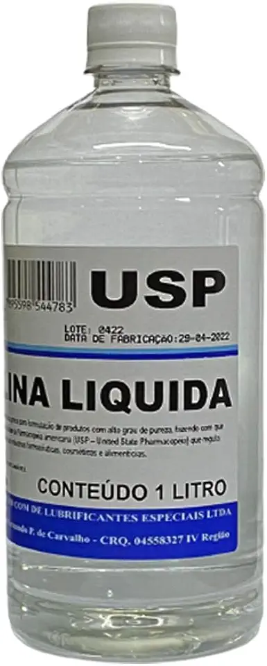 Vaselina Liquida Farmacêutica Usp Pura Sem Cheiro 1 Litro