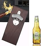 Fácil de montar: este divertido abrebotellas tiene un pequeño orificio en la parte superior que encajará sobre un clavo o tornillo para el montaje en la pared. El funcionamiento es simple, el almacenamiento es conveniente, la apertura de la botella es rápida y la mano de obra es conveniente.