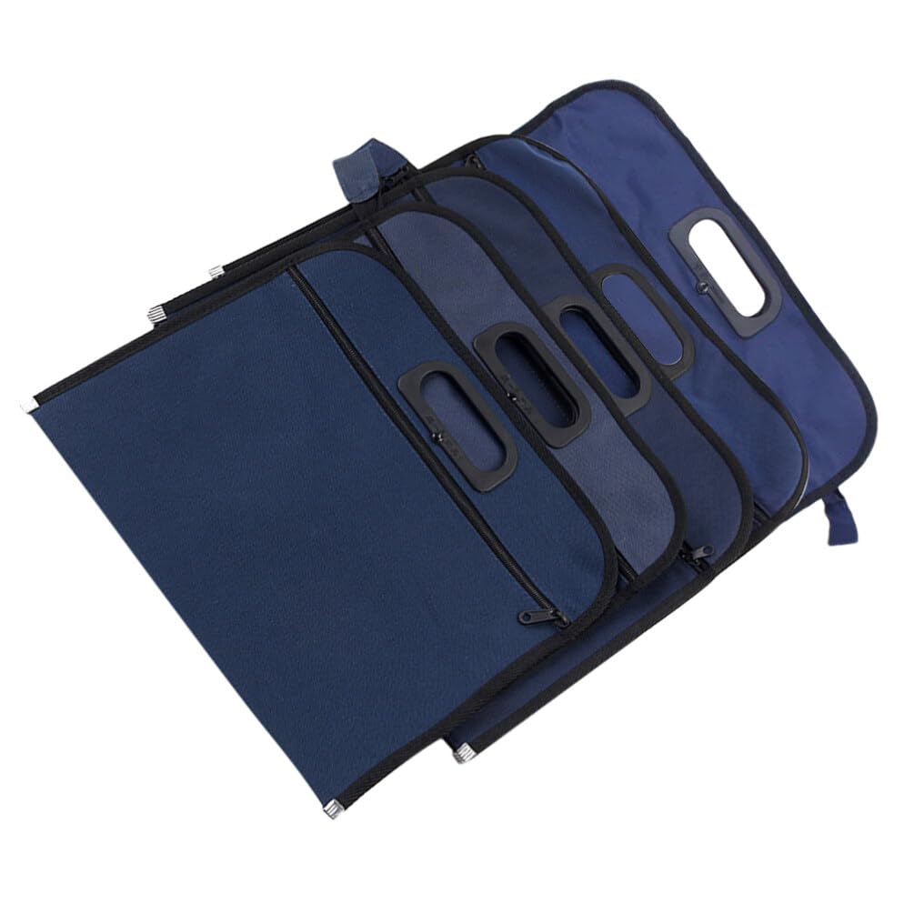 Amazon.com: LALAFINA Large Oxford Cloth File Bag Zipper Waterproof