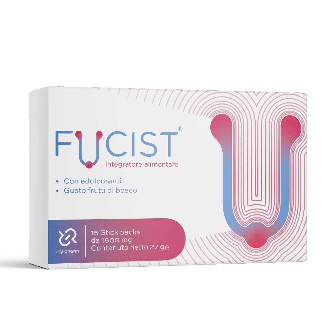 FUCIST Integratore Vie Urinarie con D-Mannosio 1000 Mg, Mirtillo Rosso e PEA Palmitoiletanolamide, Alta concentrazione per Candida Cistite in Stick Orosolubili pronti all'uso