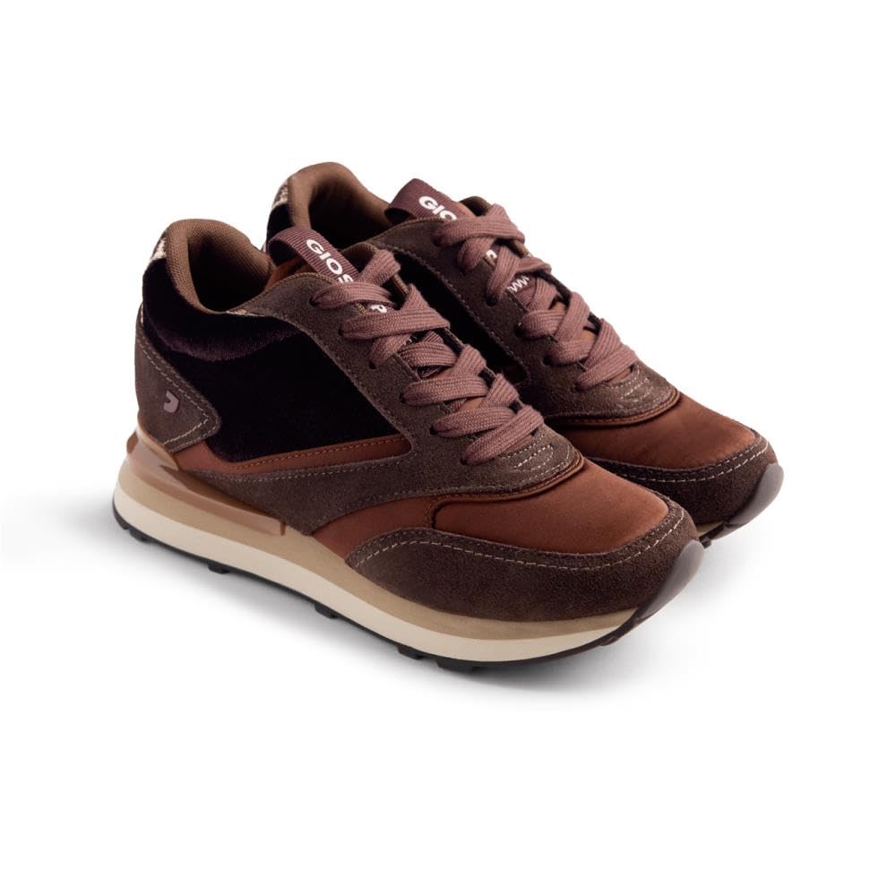 GIOSEPPO Womens Landfall Sneaker, Brown, 5.5 UK
