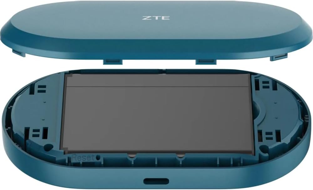 ZTE U10S PRO with back cover removed, showing battery and SIM card slot