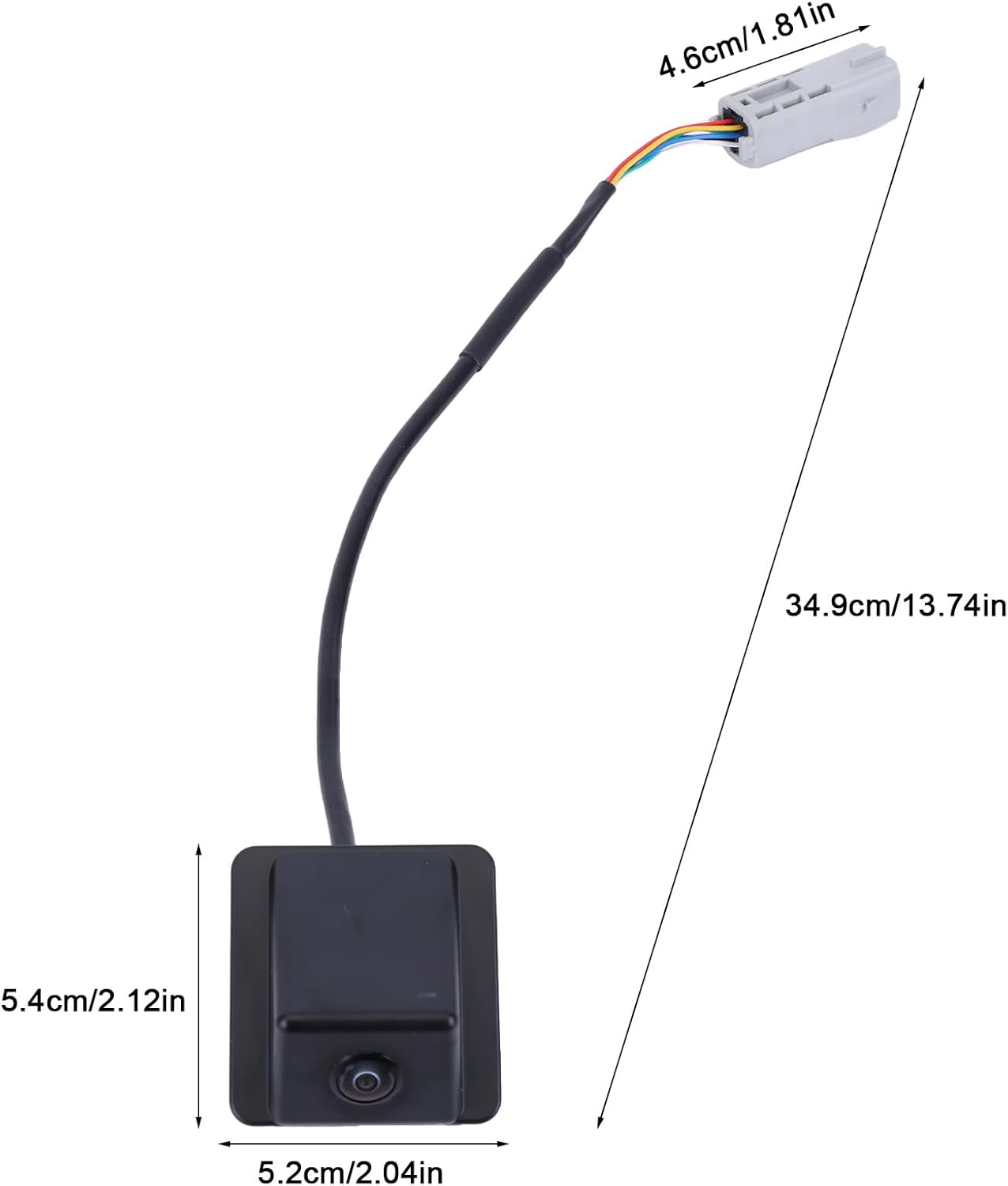 PHEZEN Rear View Backup Reverse Camera Compatible with Chevro-let Traverse - 2013 2014 2015 2016 2017 Traverse - Replace 590091 GM1960127 23135306