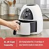 BLACK+DECKER Purify 2-Liter Air Fryer, White/Black, HF100WD
