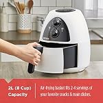 BLACK+DECKER Purify 2-Liter Air Fryer, White/Black, HF100WD - Image 6