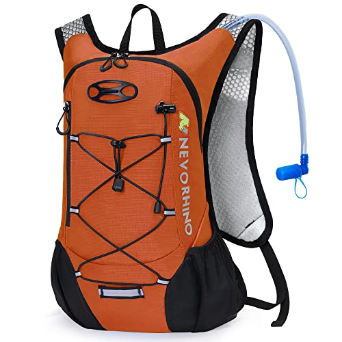 Image of Lightweight Hydration Backpack, Running Backpack with 2L Water Bladder, Hydro Water Daypack for Cycling Hiking Rave for Men Women