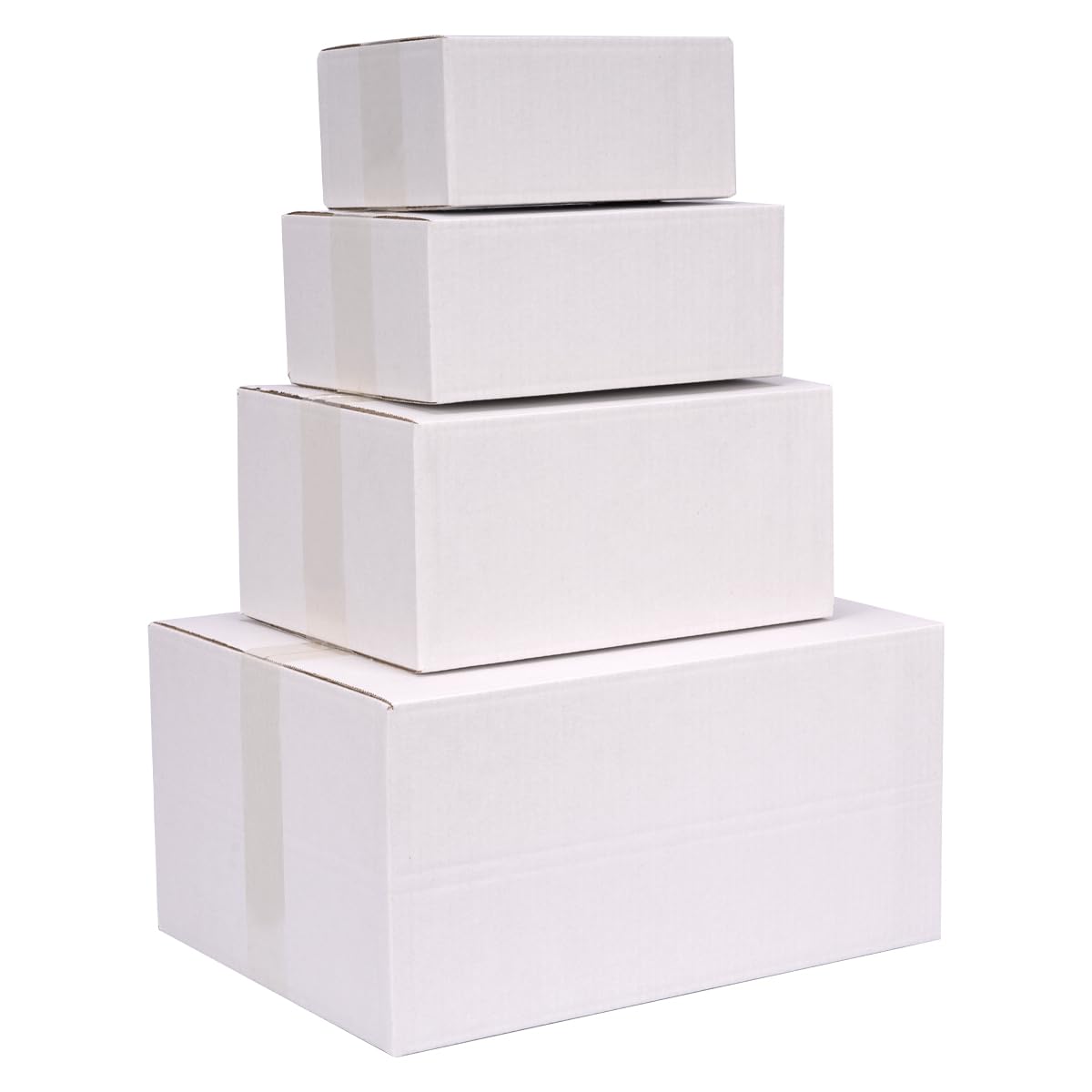 verpacking cajas de cartón 200 x 150 x 90 mm KK 10 blancas [tamaño y cantidad a elegir] canal simple cajas pequeñas 25 unidades