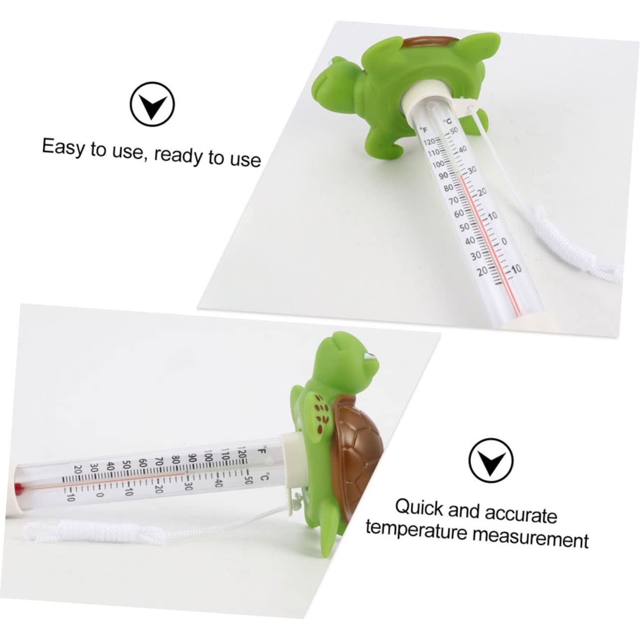 BESPORTBLE 4 Pz Termometro dell'acqua galleggiante termometro galleggiante per immersione a freddo per la temperatura dell'acqua del bagno per piscina carino attrezzo