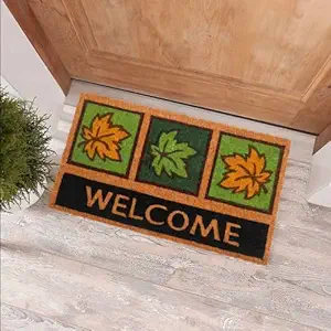 Cocotown Coir Doormats | Welcome Design Doormats | 43X73 CM - Pack of 1 | Doormats for Home